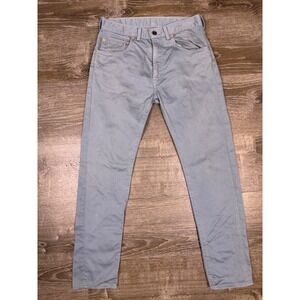Levis 519 Jeans Mens 31x34 Tag (30x30 actual size)‎ Gray Read!